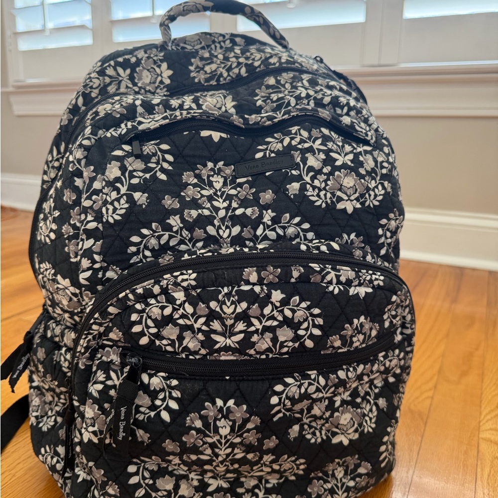 Vera Bradley Chandelier Noir Large Essential Backpack